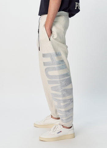 Chris fleece jogger | soft white melee