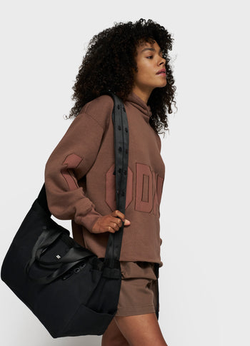 canvas shopper medium | black