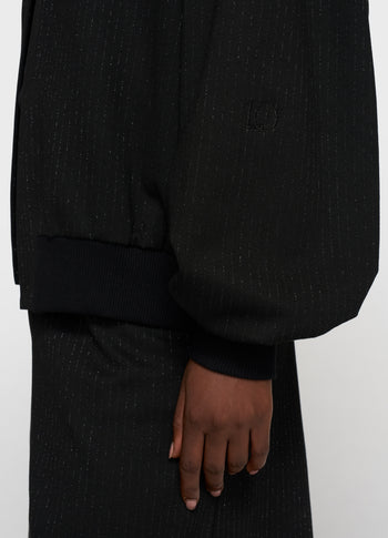 reversible cardigan punto | black