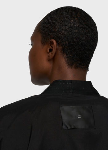 reversible cardigan punto | black