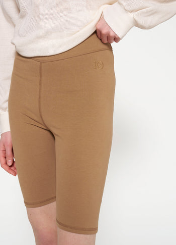 cycling shorts | cedar brown