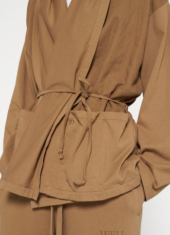 wellness jacket | cedar brown