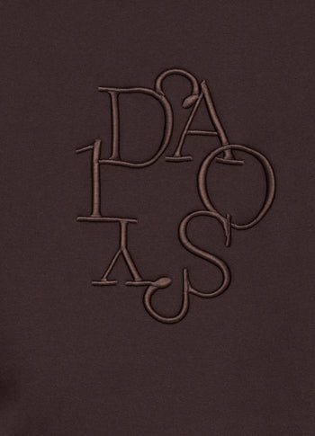 statement hoodie embro | deep wine