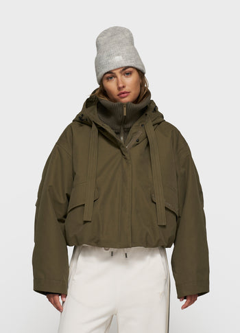 the queen parka | dark olive