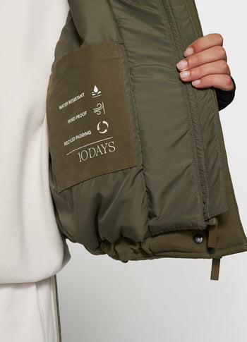 the queen parka | dark olive
