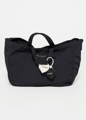 heart keychain | black