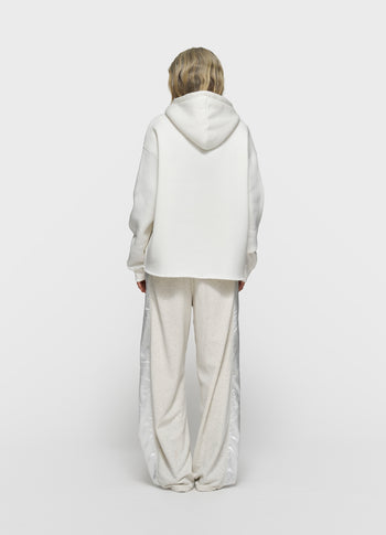 western jogger fleece | soft white melee