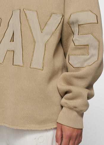 statement logo hoodie | earth