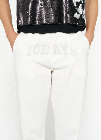 padded top sequins | black