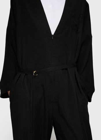 comfort jumpsuit tencel | black