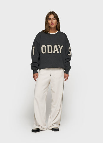 statement sweater logo patch | antra melee