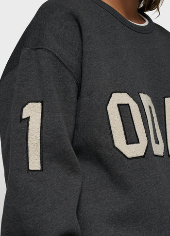 statement sweater logo patch | antra melee