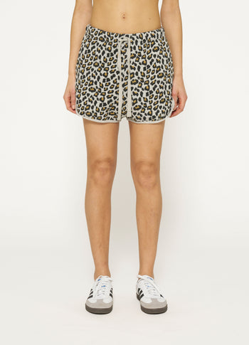 Bar shorts leopard | light grey melee