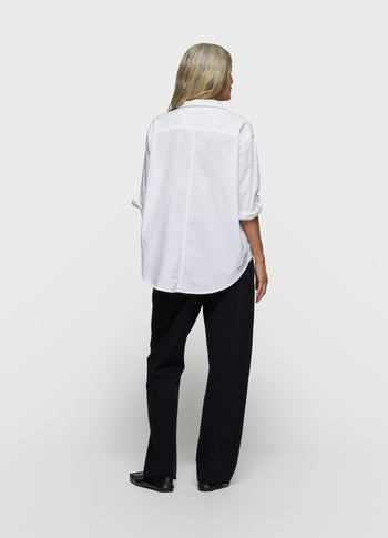 THE PIQUE SHIRT | white