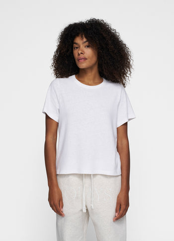 THE PETITE TEE | white