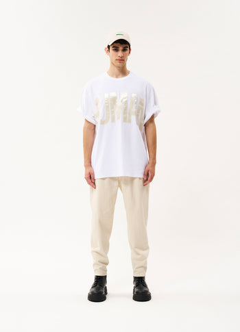 Human heavy jersey tee | white