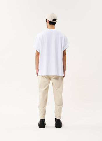 Human heavy jersey tee | white
