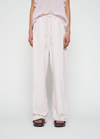 pants washed jersey | pale lilac