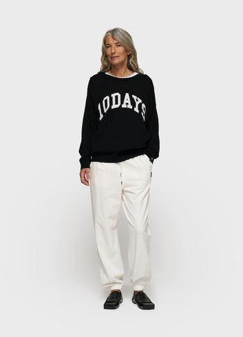 mid jogger 10 | ecru