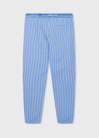 cropped jogger stripes | blue bell