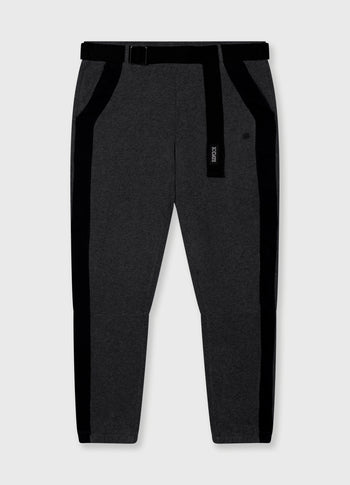 belted cropped jogger tape | antra melee