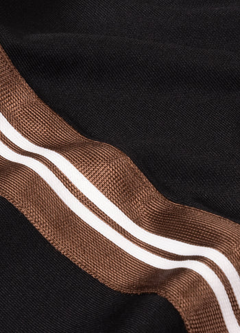 barrel track pants | black