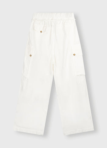 loose utility pants | ecru