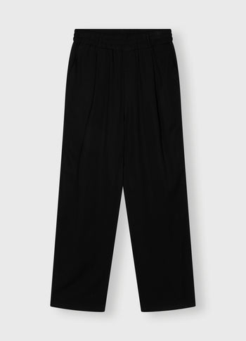 flowy pants lyocell | black