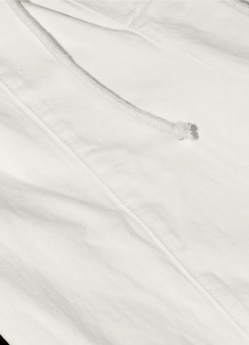 wide tapered pants twill | ecru