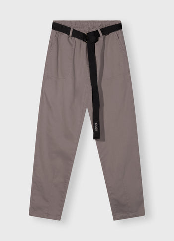 belted pants jog | moonrock