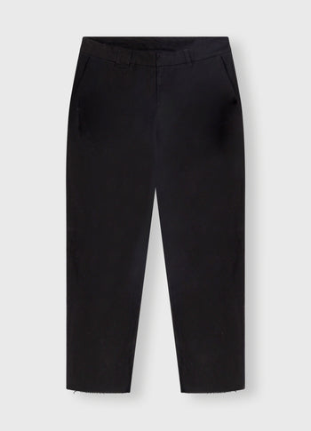 washed chino | black
