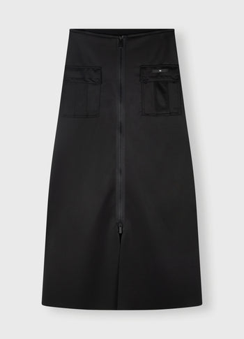skirt scuba | black