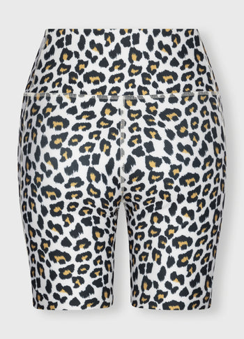 cycling shorts leopard | bone