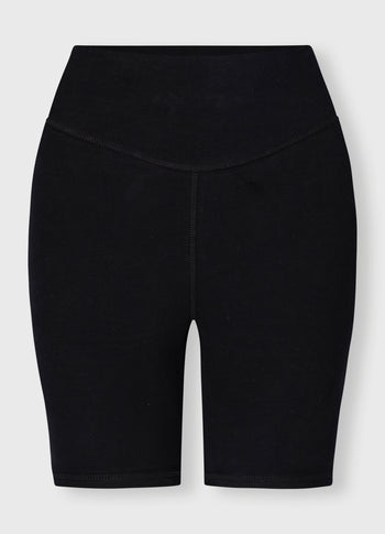 jersey cycling shorts | black