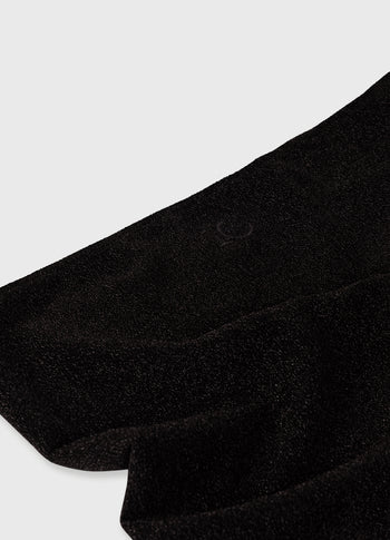 tube dress sparkle | black