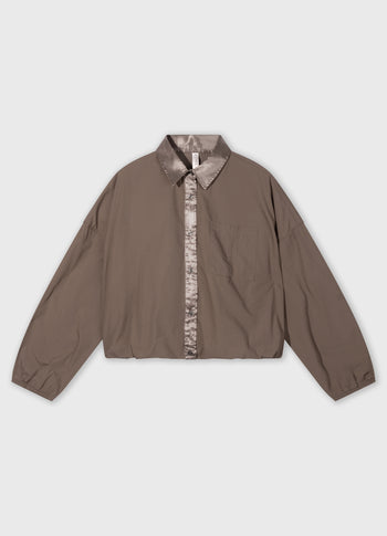 cropped smoking blouse | moonrock