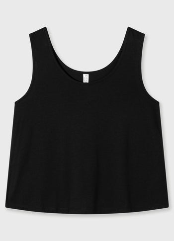 tank top jersey | black