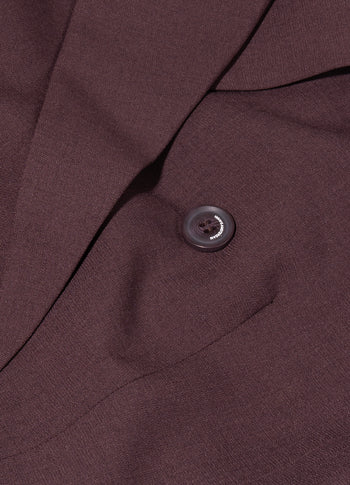proud blazer | deep wine