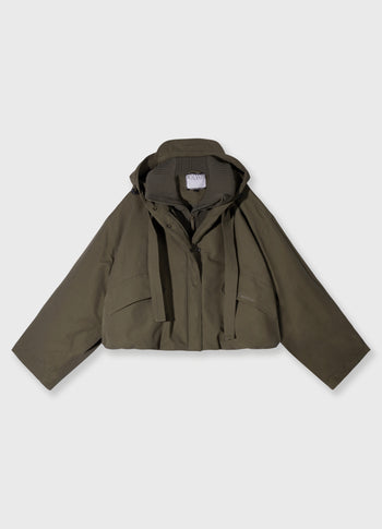 the queen parka | dark olive