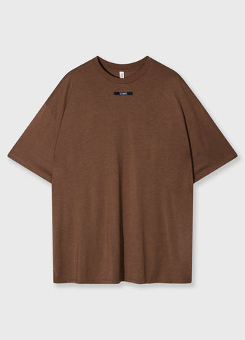 oversized tee jersey | truffle