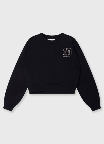 cropped sweater 10 | black