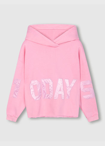 statement logo hoodie | pink