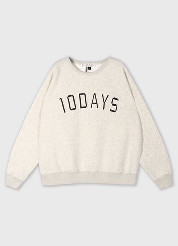 statement sweater | soft white melee