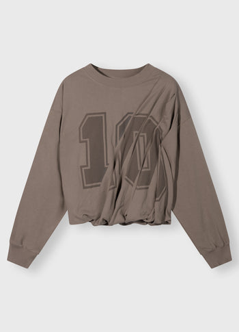 pleated sweater 10 | moonrock
