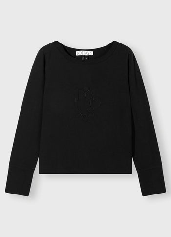 easy logo sweater | black
