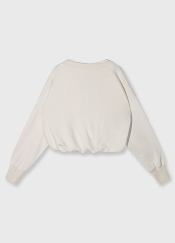 v-neck double sweater | cleansing kit