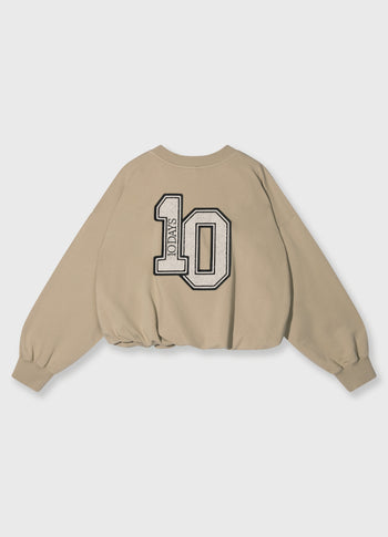 pleated sweater 10 | earth