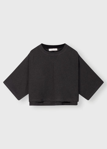 cropped gathering sweater | antra melee