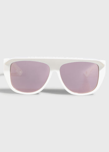the statement sunglasses | ecru