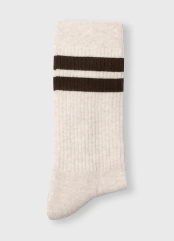 socks 2 stripes | soft white melee